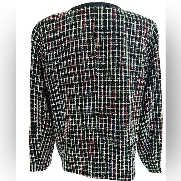 KORET zip front lined jacket with pockets, braid trim size 16. - Picture 3 of 9